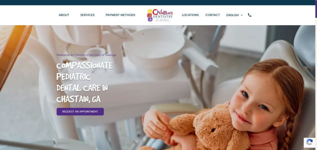 37-Page Pediatric Dental Template Customisation — desktop view at 1920 px