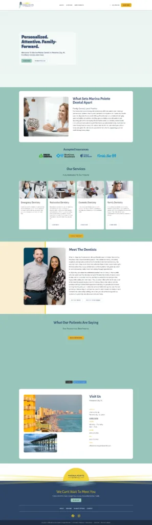 Dual-Doctor Dental Template Customisation — desktop view at 1920 px
