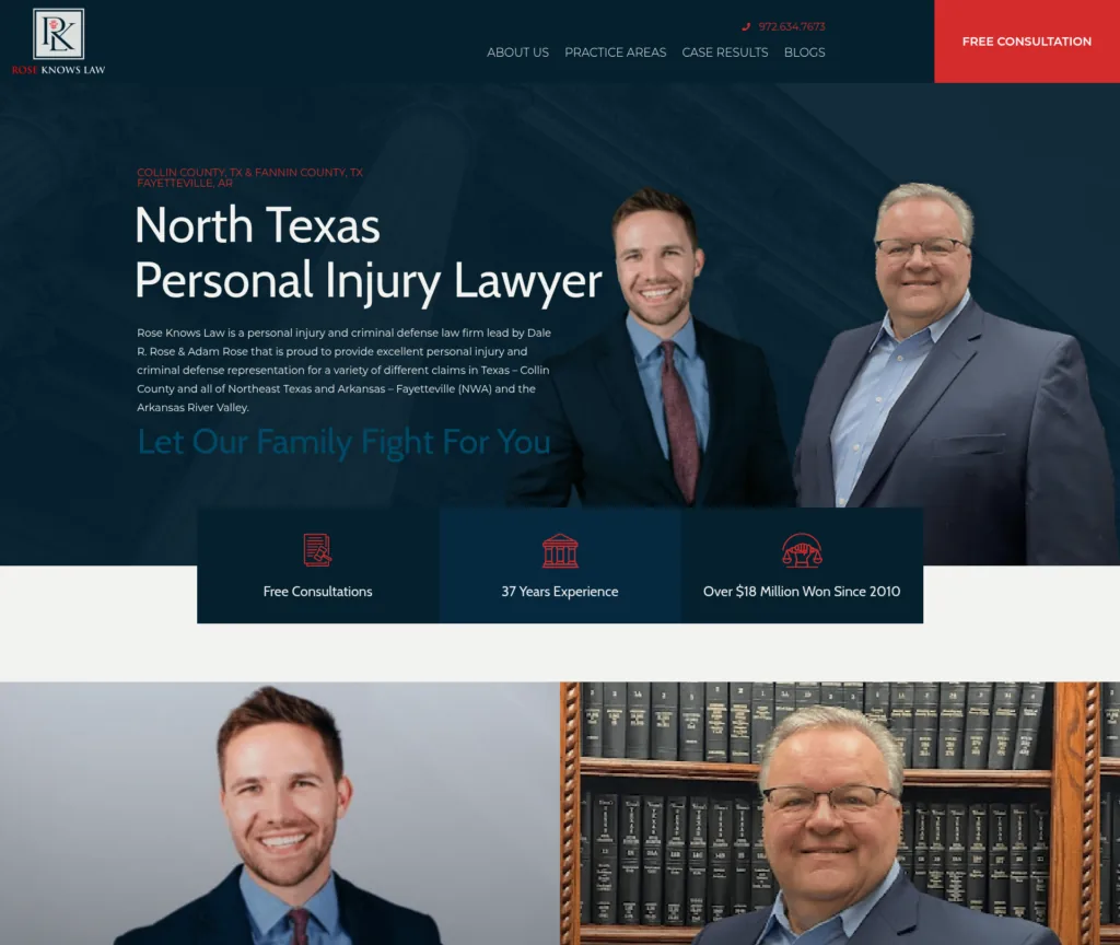 Legal Homepage Redesign