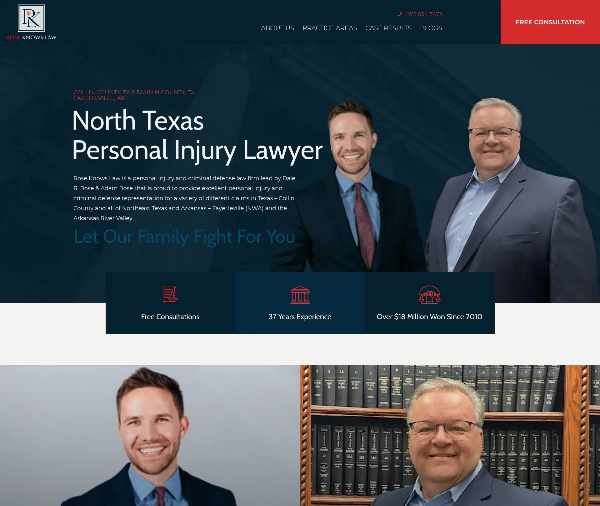 Legal Homepage Redesign — Adobe XD to WordPress, White-Label